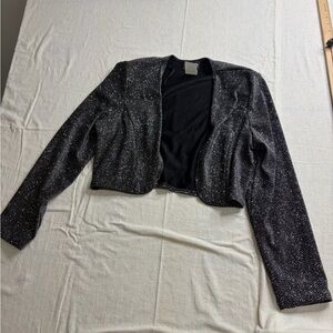 Wendye Chaitin Black Sparkle Women's Blazer